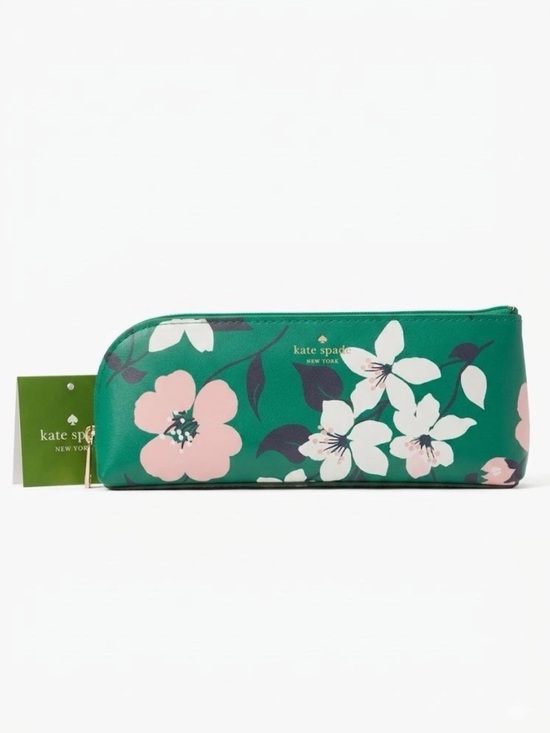 kate spade Handbags - kate spade Green Floral Cosmetic Zip Pouch